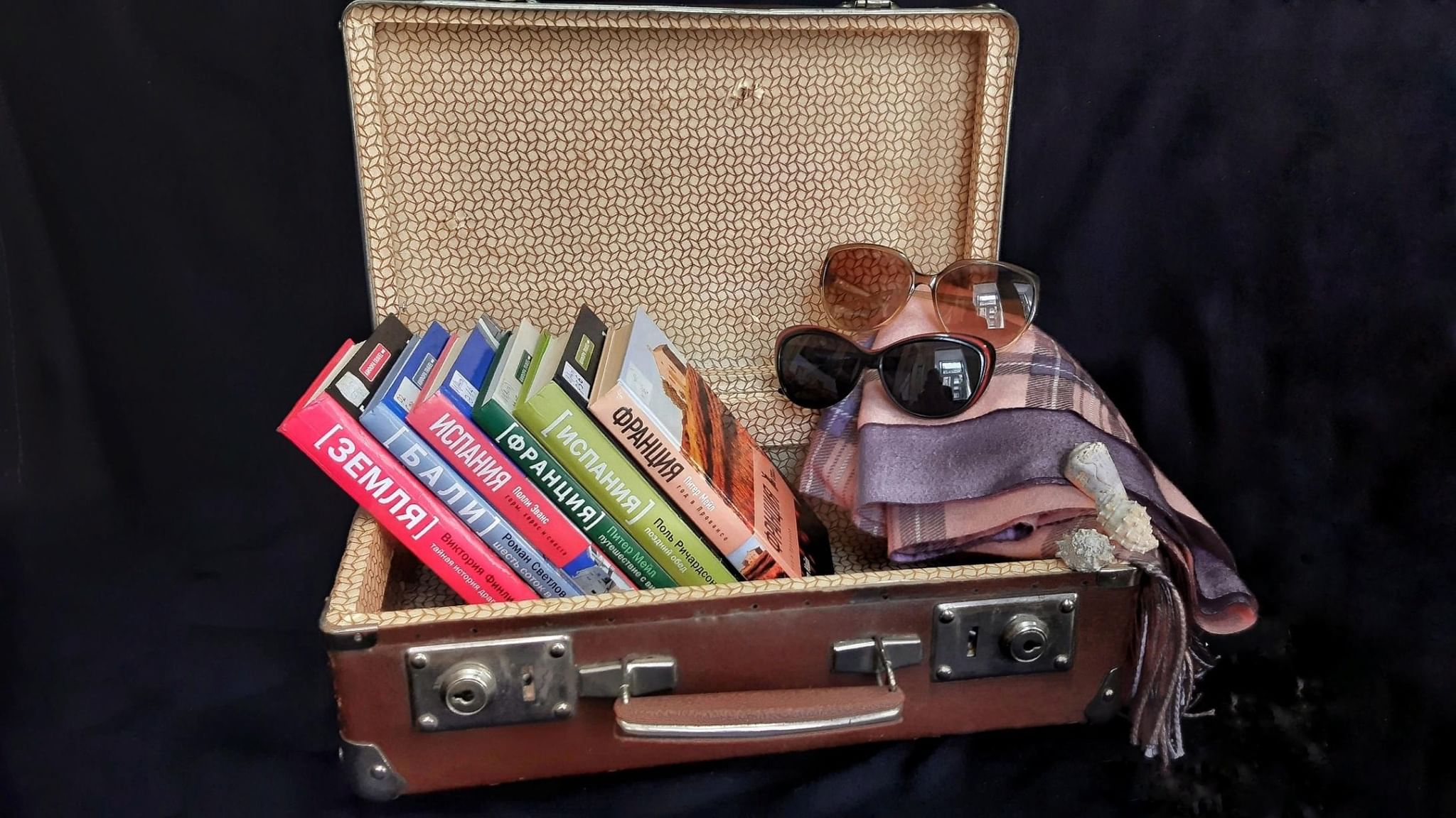 Чемодан с книгами картинки