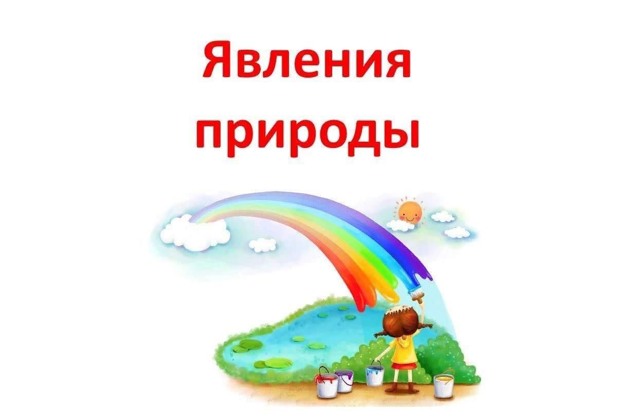 Проект презентация для дошкольников тема природные явления