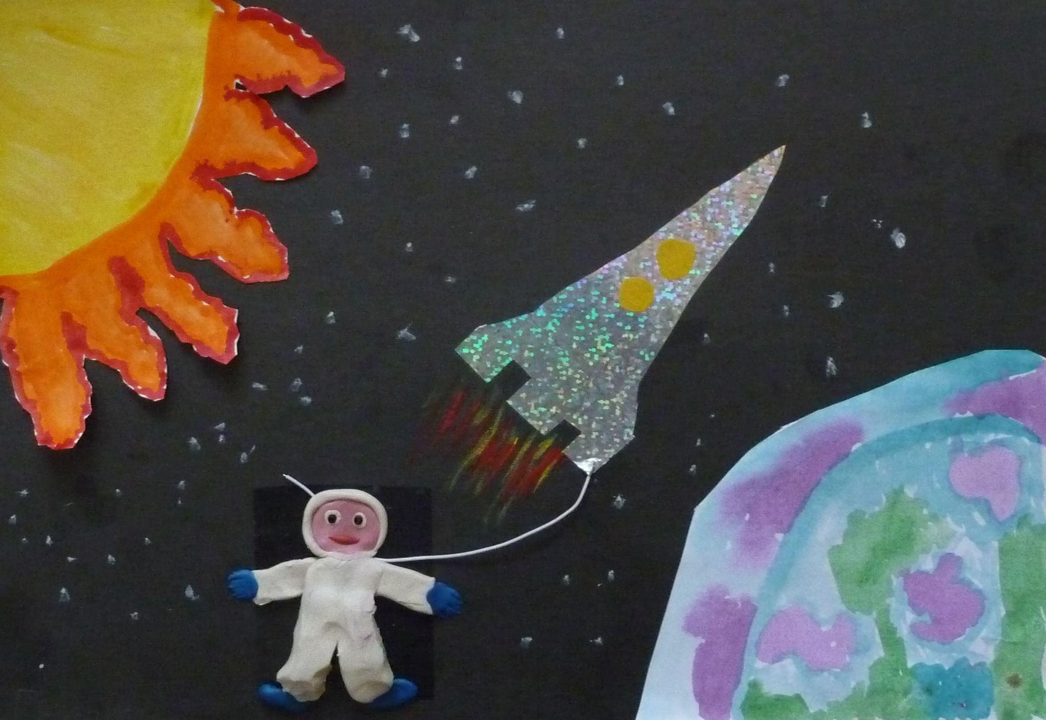 Рисование космос в детском саду