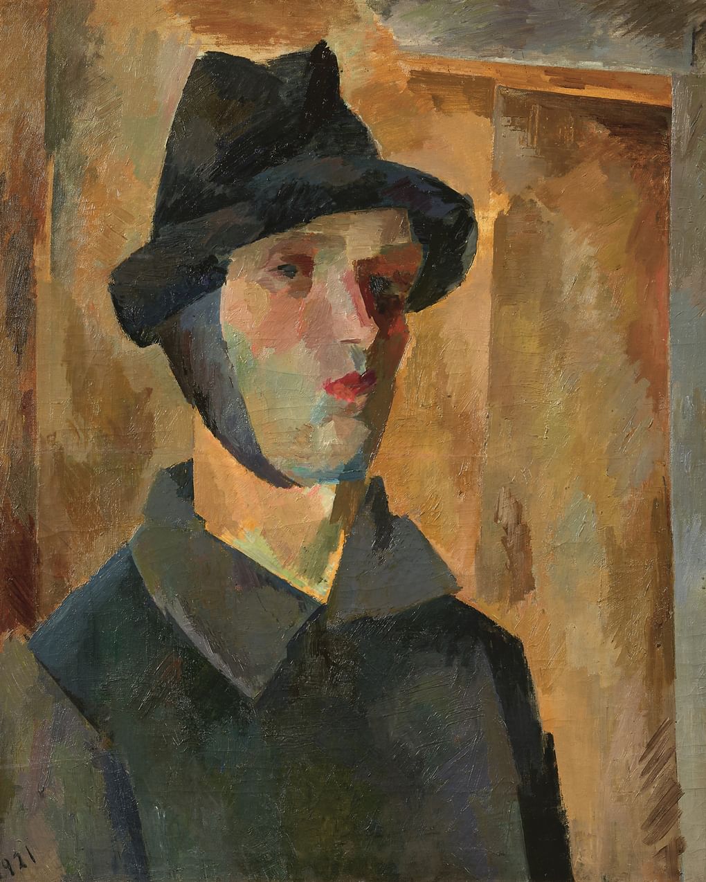 Роберт Фальк. Автопортрет с завязанным ухом (фрагмент). 1921. Государственная Третьяковская галерея, Москва