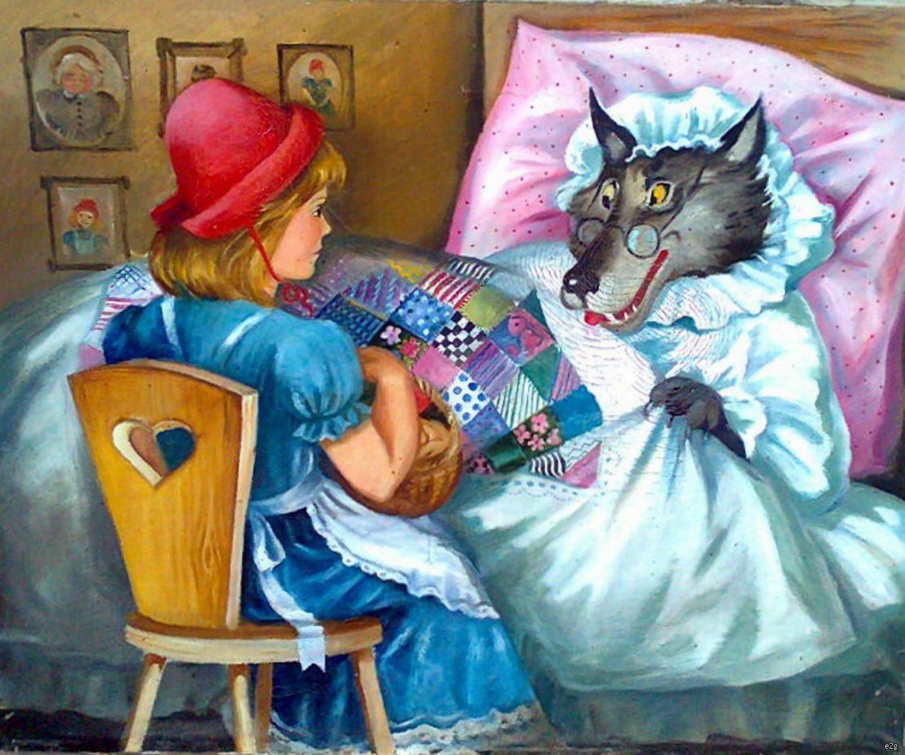 Красная шапочка бабушка и серый волк