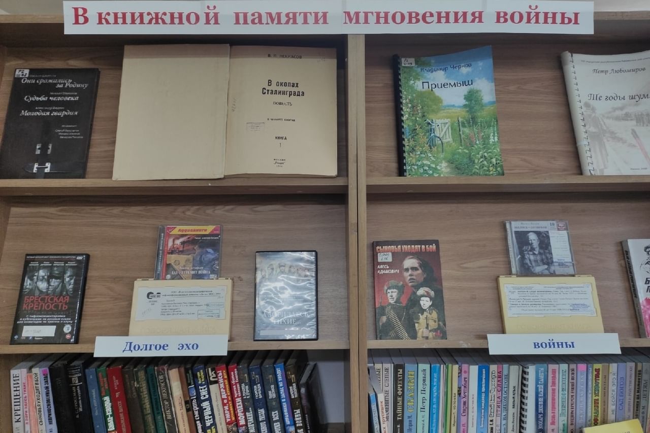 В книжной памяти мгновения войны презентация