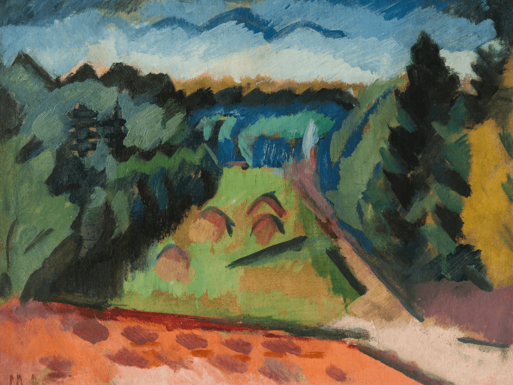 Алексей Моргунов. Перед грозой (фрагмент). 1910–1911. Частное собрание