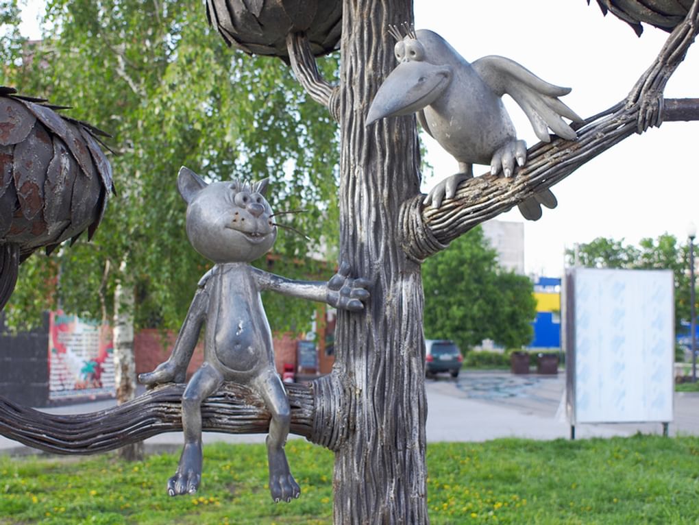 Памятник котенку с улицы Лизюкова в Воронеже. Фотография: Сергей Плотко / фотобанк «Лори»