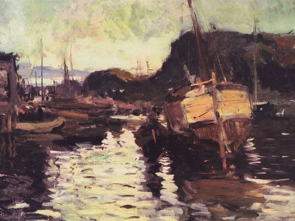 Константин Коровин. На Севере (фрагмент). 1899. Государственный Русский музей, Санкт-Петербург