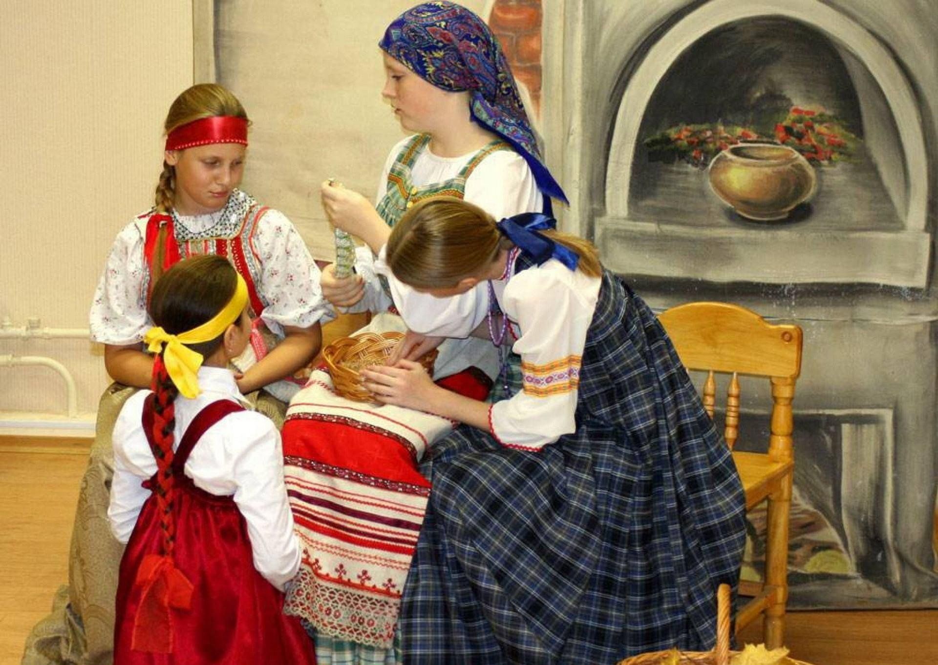 Картинка фольклорные посиделки
