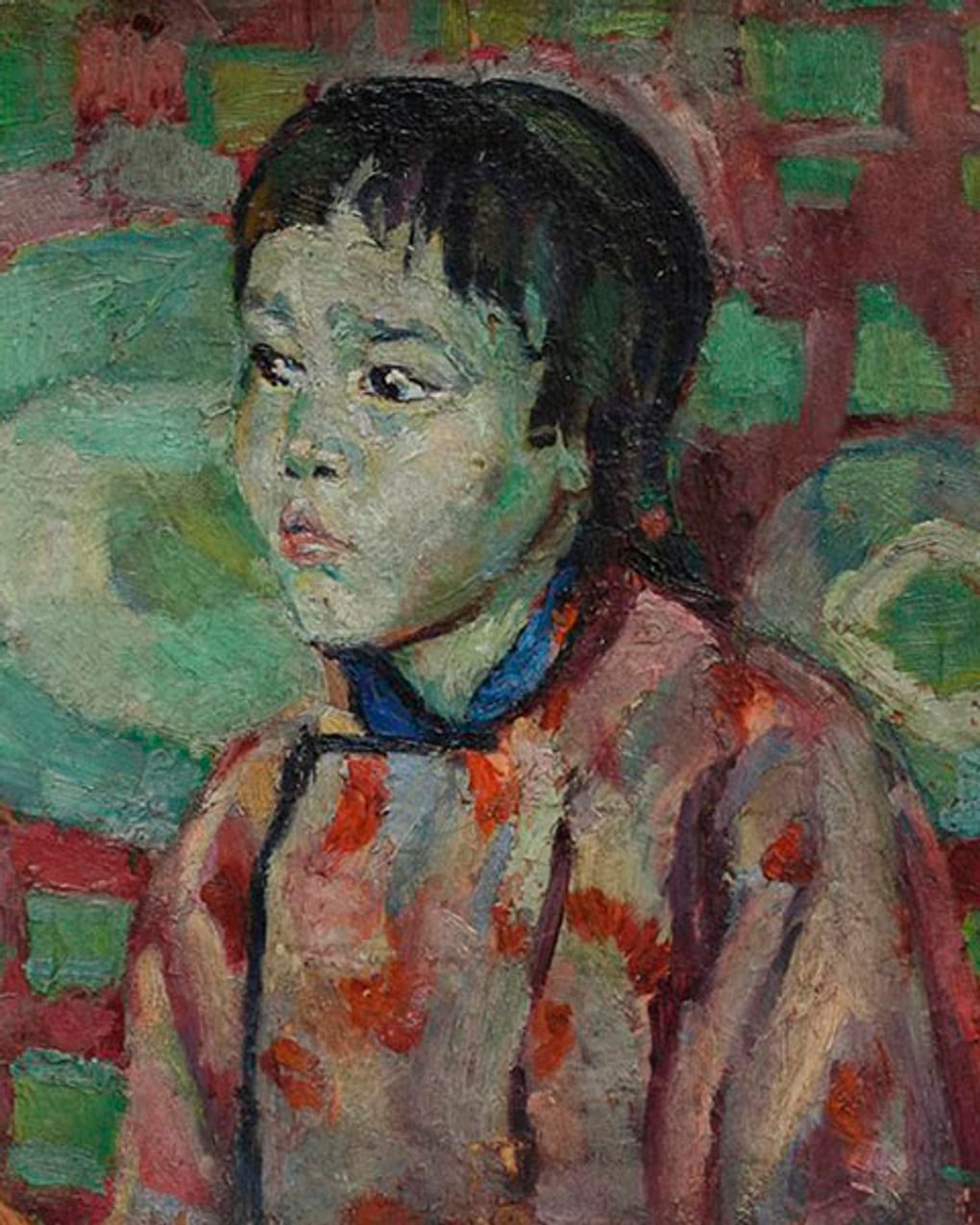 Лидия Полянская. Девочка-китаянка (фрагмент). 1919. Приморская государственная картинная галерея, Владивосток