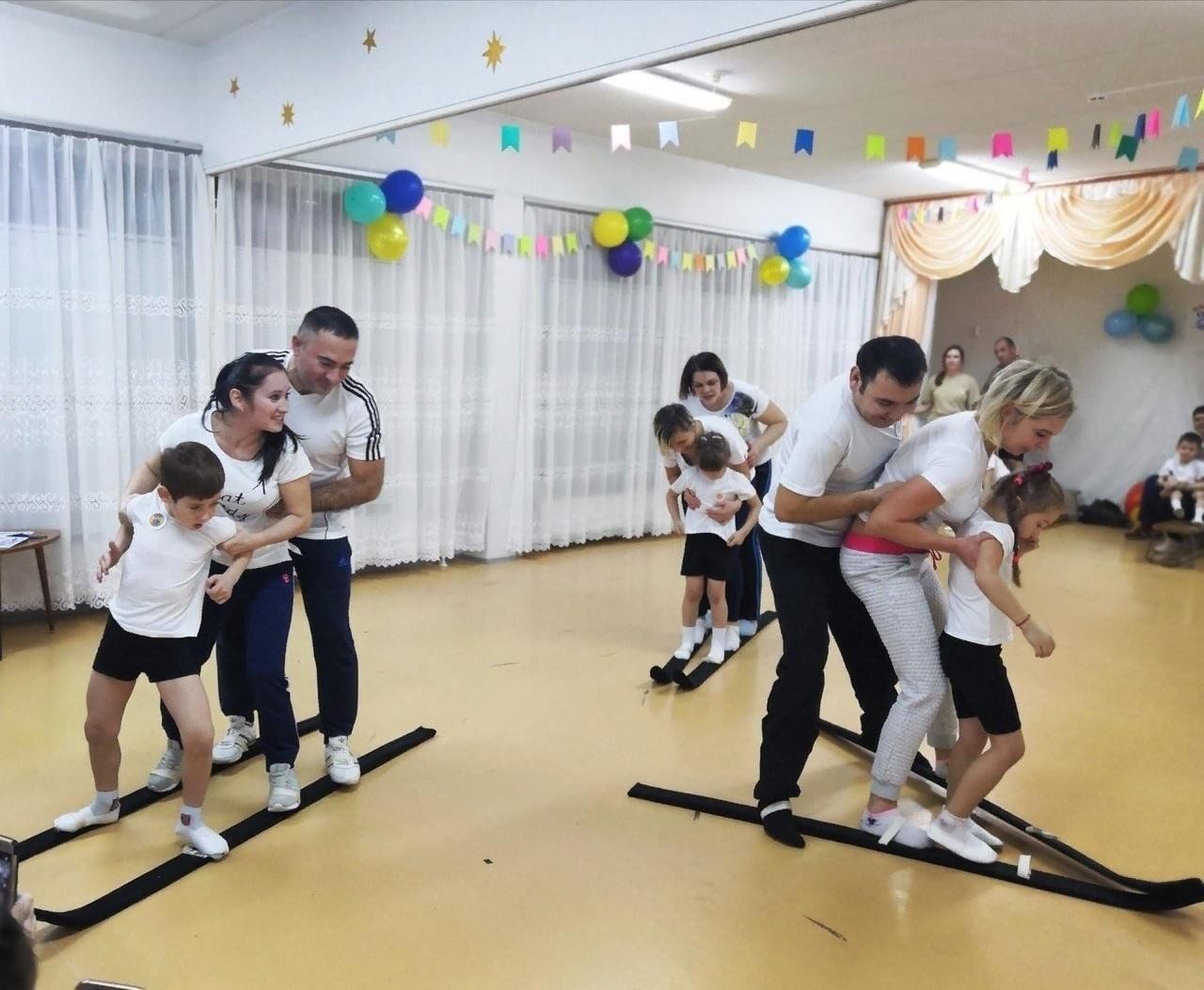 Мама папа я спортивная семья для садика