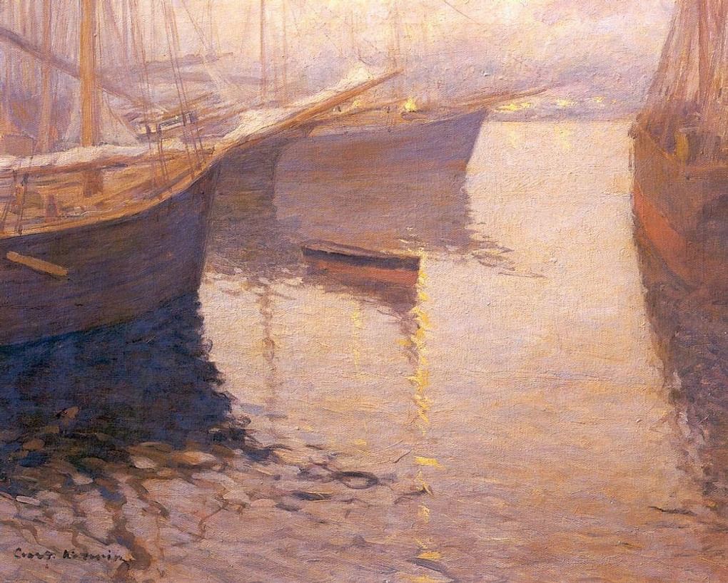 Константин Коровин. Белая ночь в Северной Норвегии. 1890-е. Государственная Третьяковская галерея, Москва