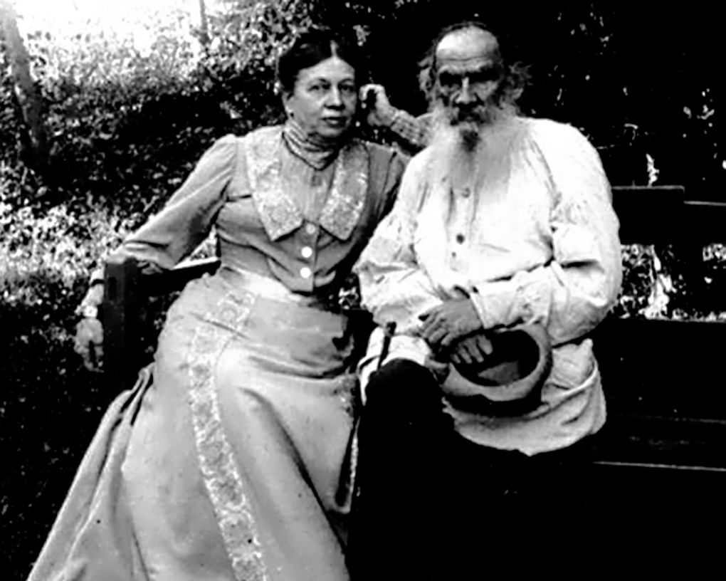 Лев Толстой с женой Софьей. Изображение: regnum.ru