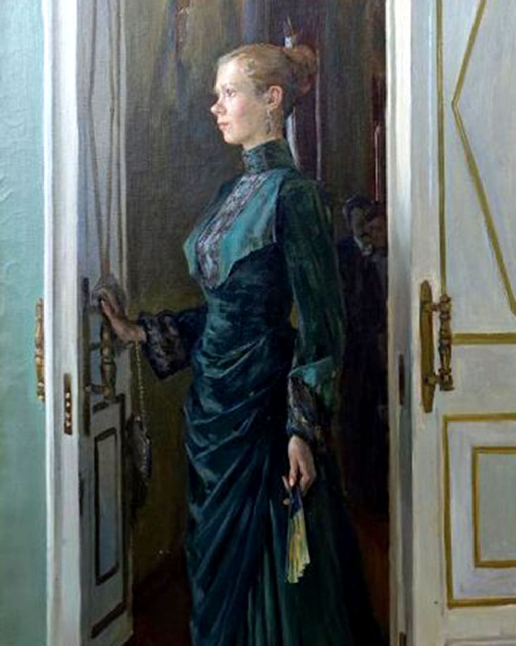 Андрей Маркин. В театре (фрагмент). 1999. Музейно-выставочный центр «Путевой дворец», Солнечногорск, Московская область