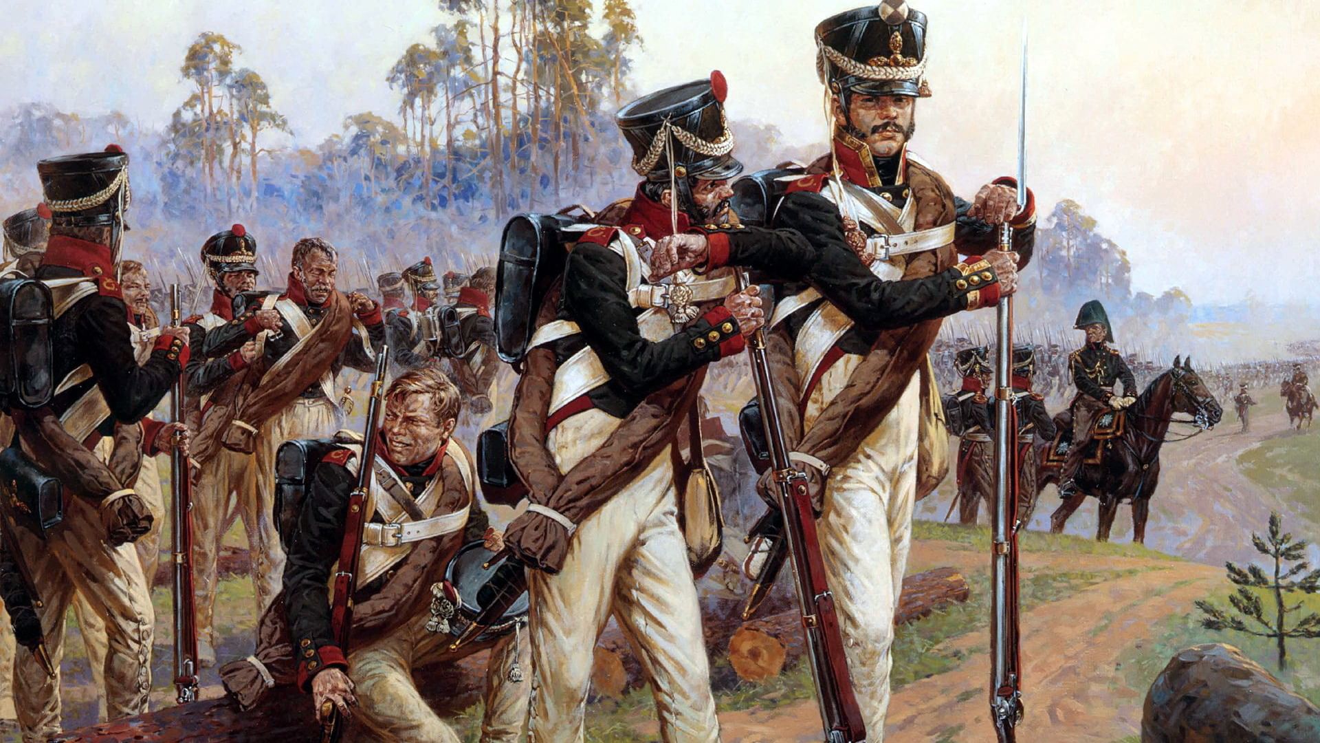 Русские солдаты Бородино 1812 года