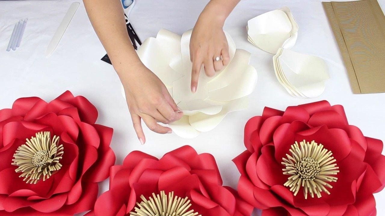 Flor de papel de seda o crespón - youtube