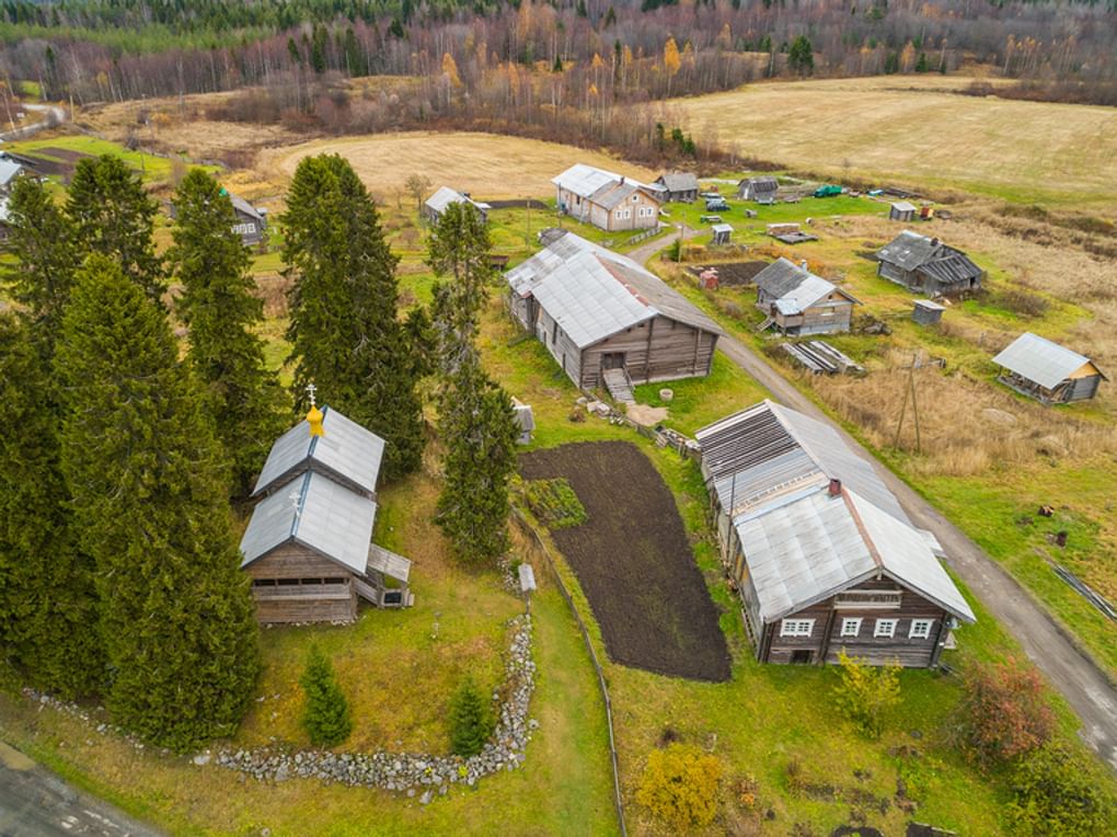 Красивая деревня Карелии самая деревня Кинерма