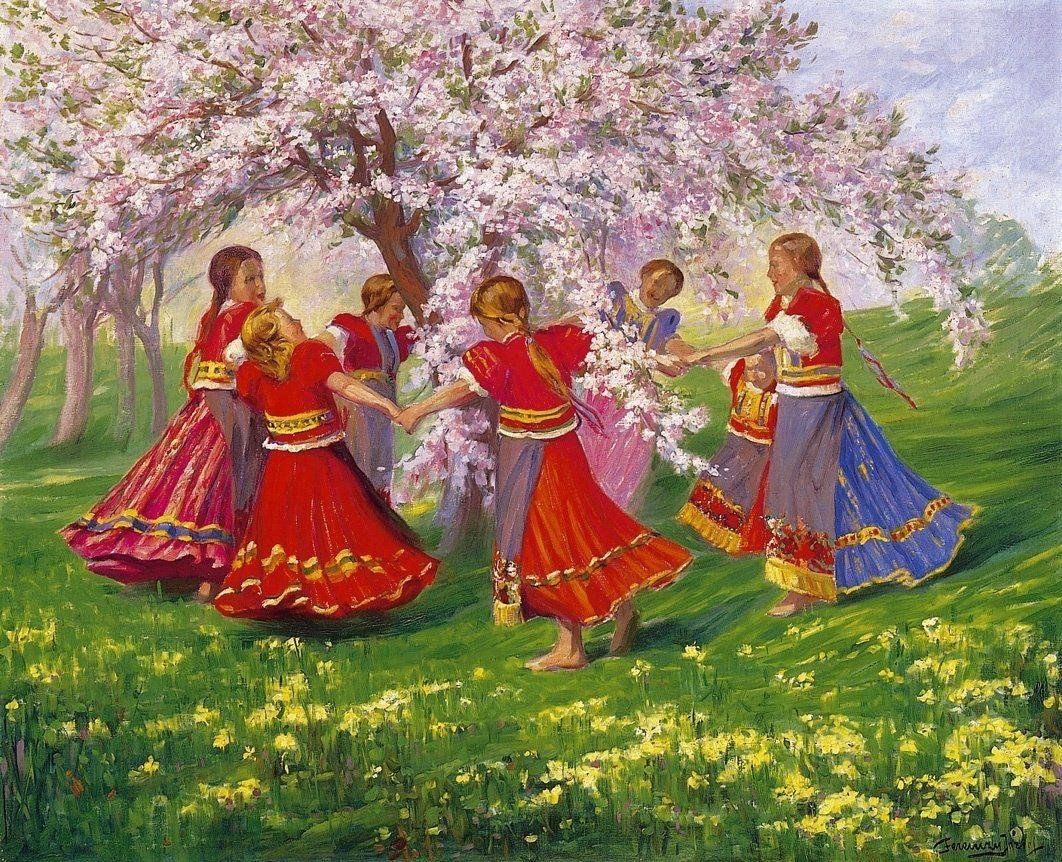 Весенняя песня картина