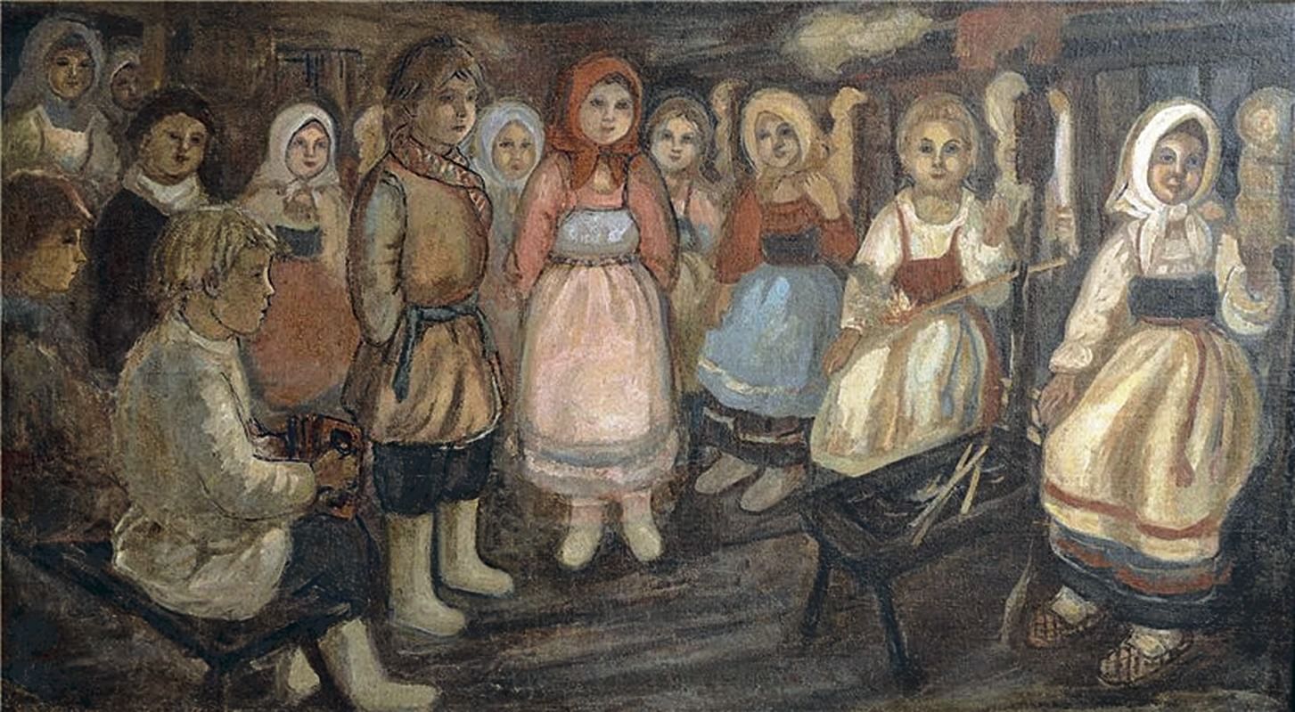 Посиделки в деревне картинки