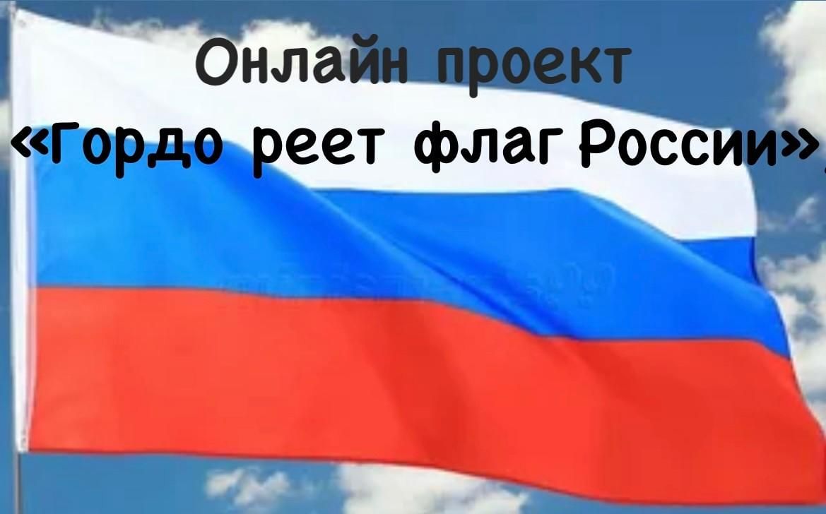 Онлайн проект «Гордо реет флаг России», посвященный Дню Государственного флага  России. 2022, Киреевский район — дата и место проведения, программа  мероприятия.