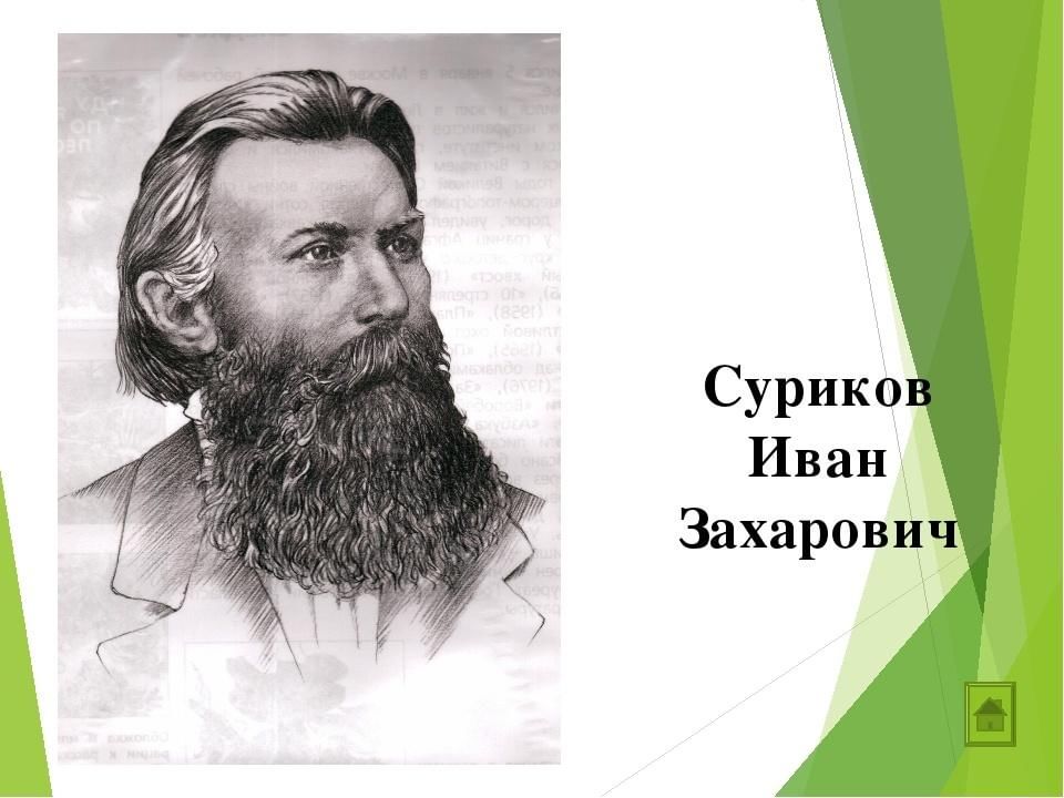 И з сурикова лето 2 класс конспект. Портрет Ивана Сурикова поэта.