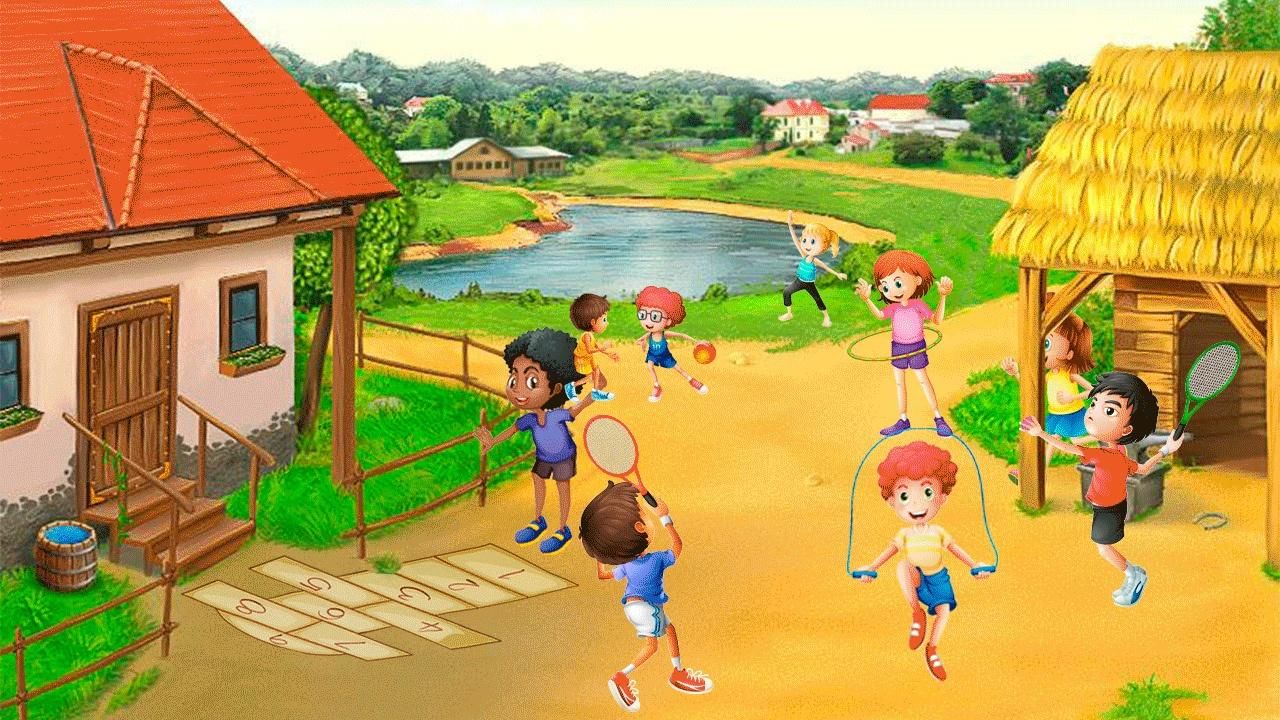 Веселые картинки игра в путь друзья