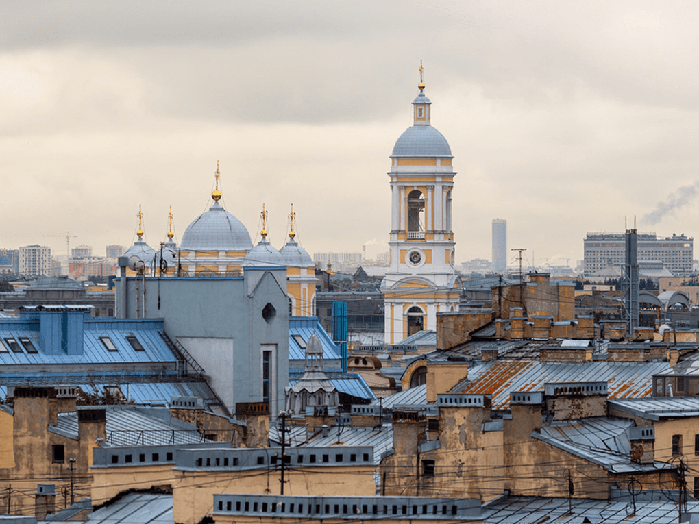 Вид на Санкт-Петербург. Фотография: Андрей Степанов / фотобанк «Лори»