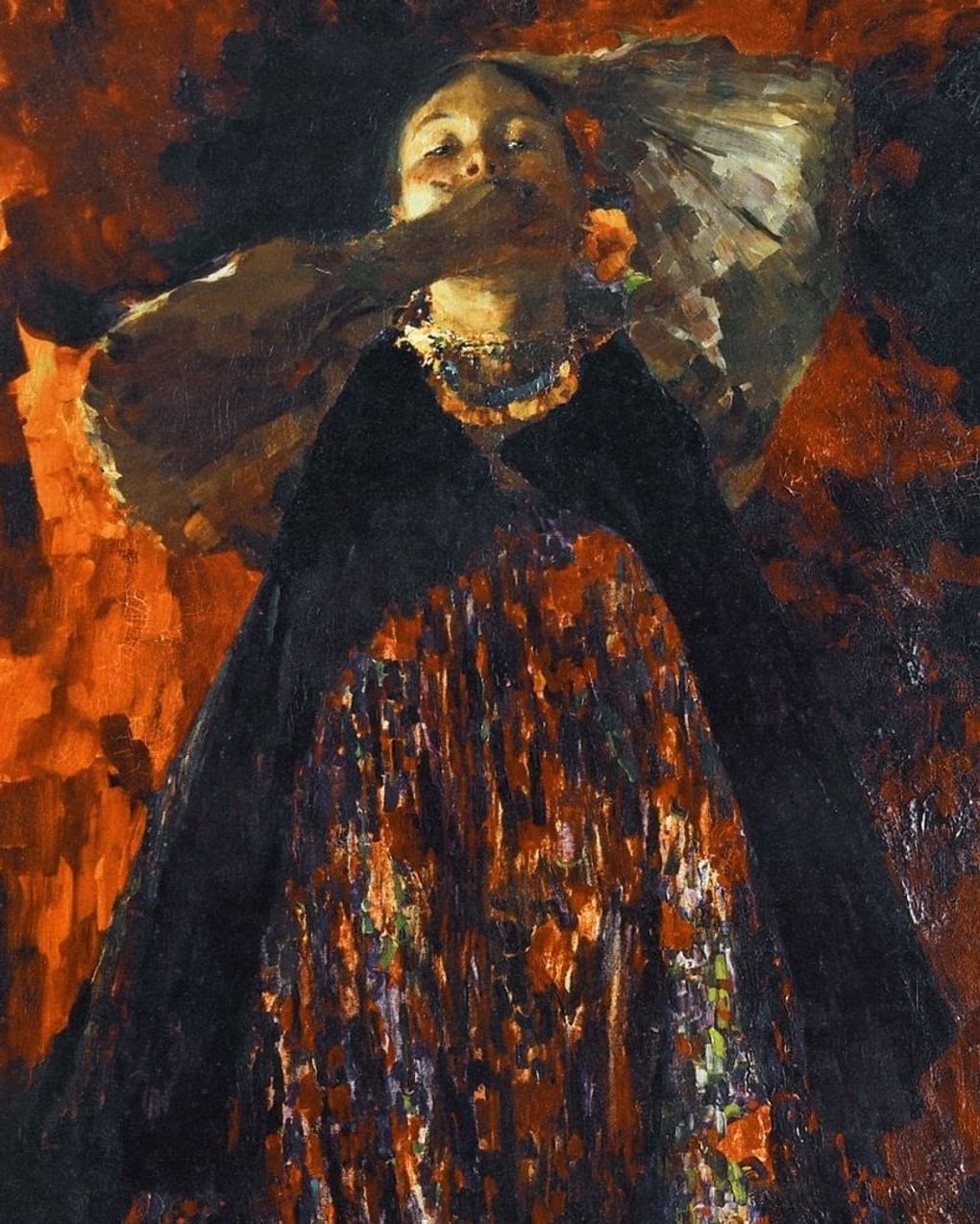 Филипп Малявин. Девка (фрагмент). 1903. Государственная Третьяковская галерея, Москва