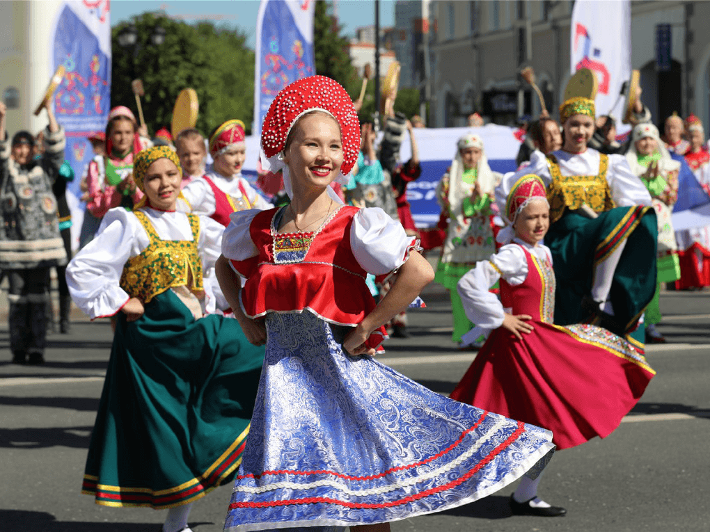 Первая Всероссийская детская Фольклориада. Фотография предоставлена организаторами