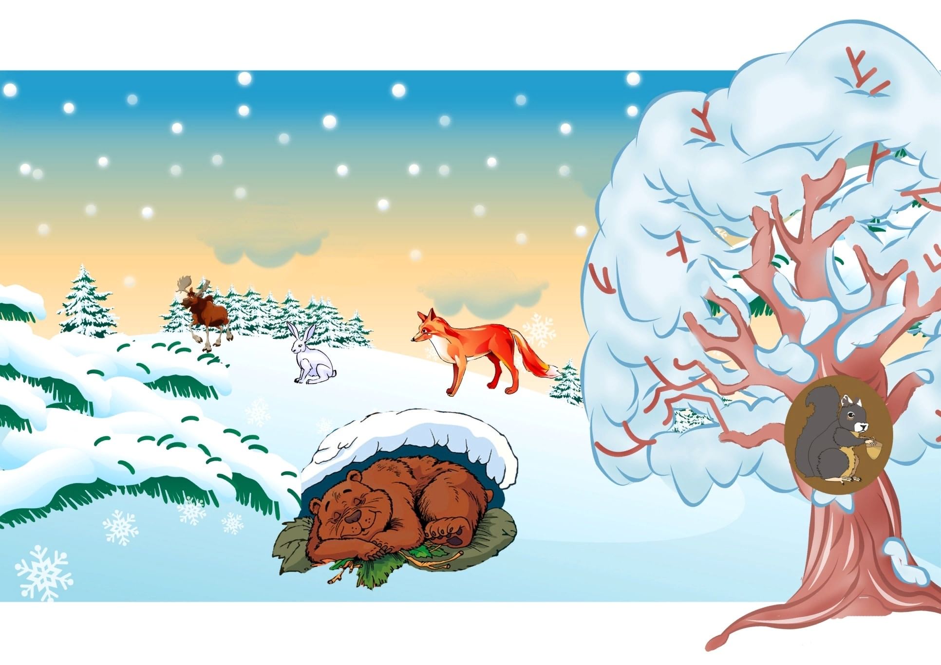 Время года зима изменения в жизни животных. «Как звери зимуют» (Дикие животные наших лесов).. Зимующие животные в лесу. Зимующие звери в лесу для детей. Звери в лесу зимой для дошкольников.