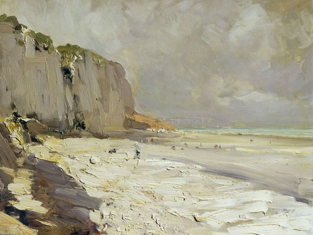 Константин Коровин. Морской берег в Дьеппе (фрагмент). 1889. Государственная Третьяковская галерея, Москва