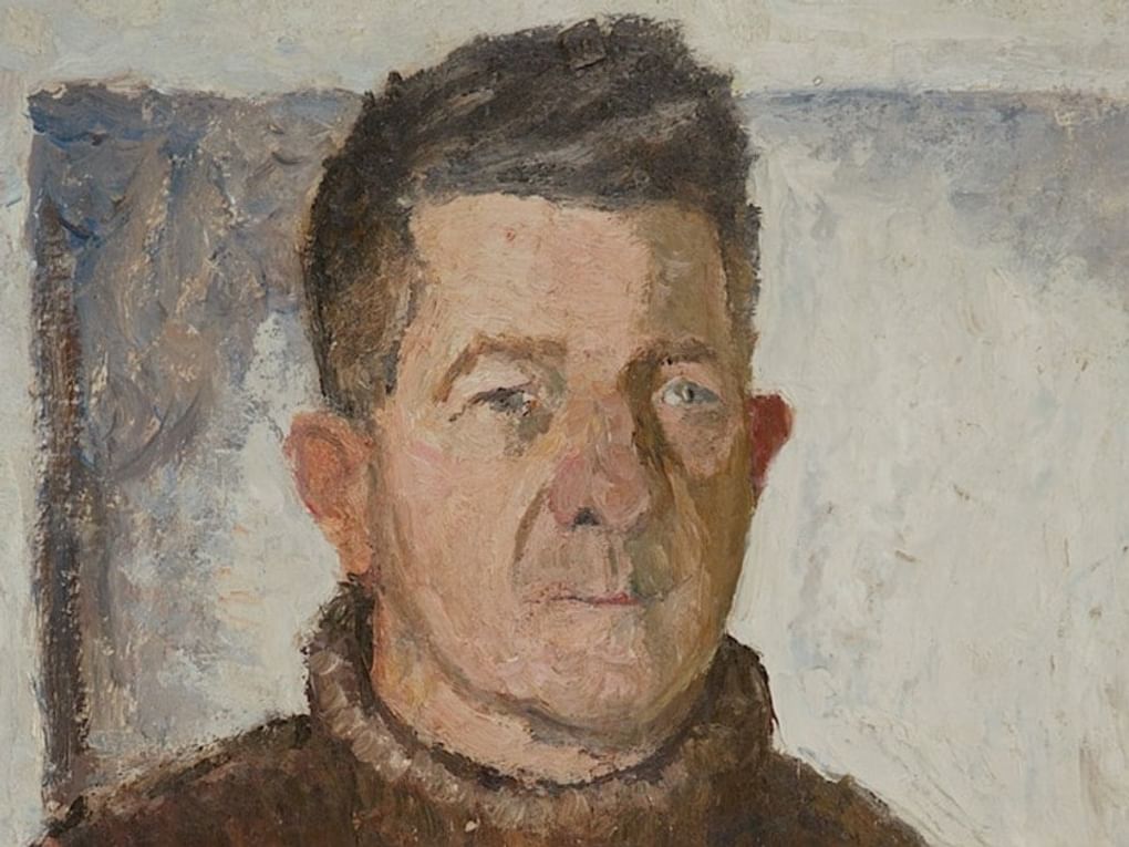 Виктор Сорокин. Автопортрет (фрагмент). 1960. Липецкий областной художественный музей, Липецк