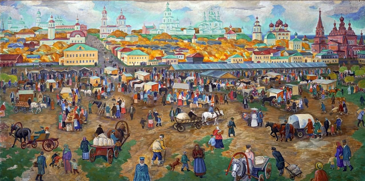 Гулянье на лисьей горе картина худоярова