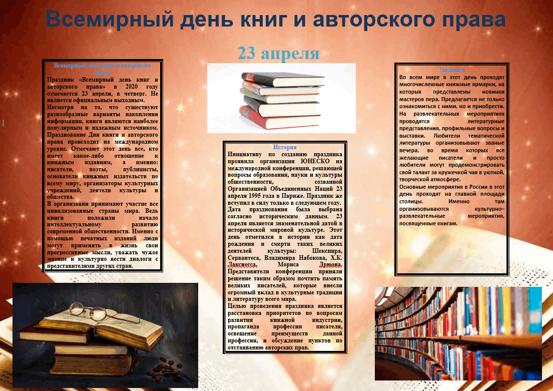 23 апреля день книги презентация