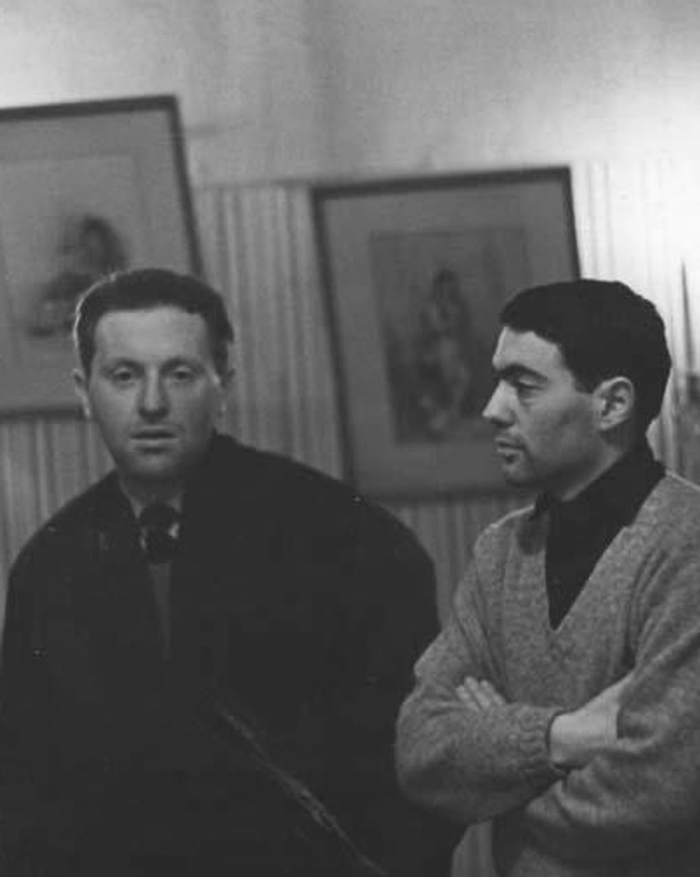 Поэты Иосиф Бродский (слева) и Анатолий Найман. Ленинград, 1965 год. Фотография: Лев Поляков / Государственный литературно-мемориальный музей Анны Ахматовой в Фонтанном доме, Санкт-Петербург
