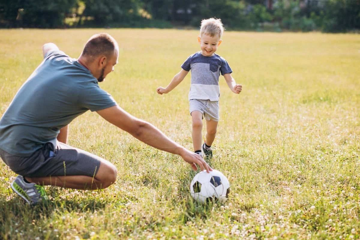 Футбол родители и дети