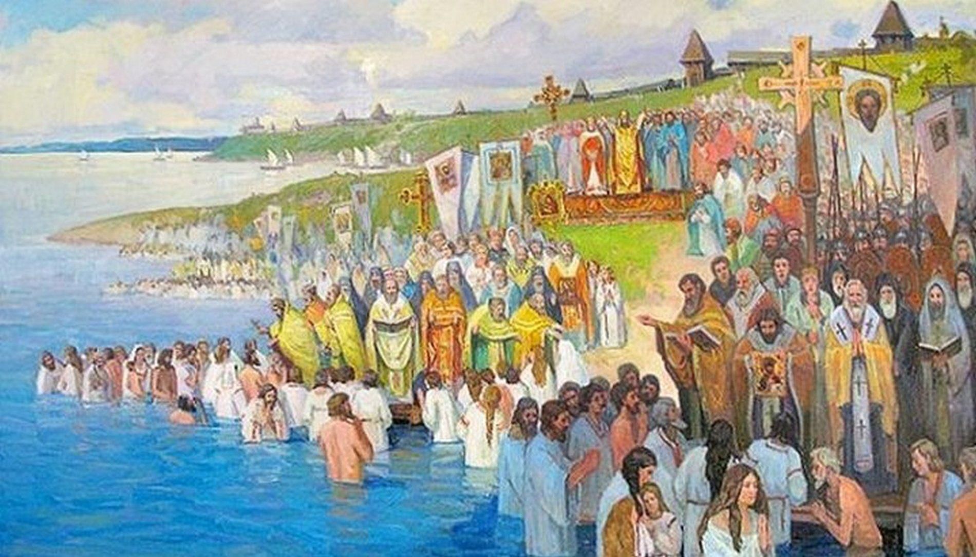 Рисунки на тему христианство на руси