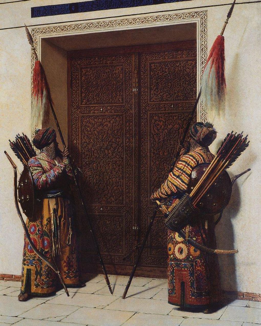 Василий Верещагин. Двери Тамерлана (фрагмент). 1872. Государственная Третьяковская галерея, Москва