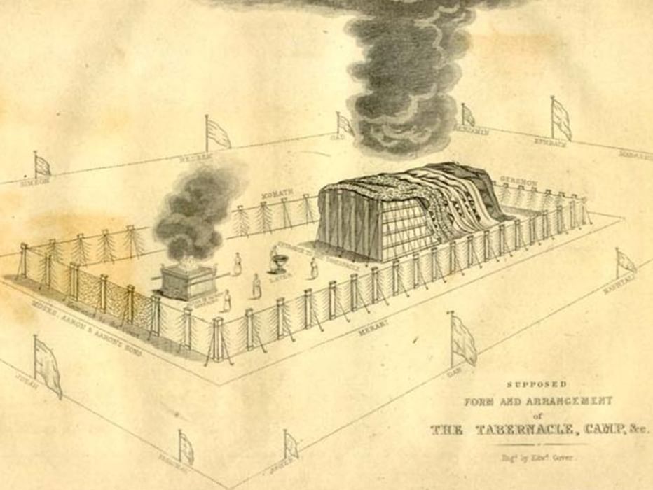 Рисунок скинии по библейскому описанию - 98 фото