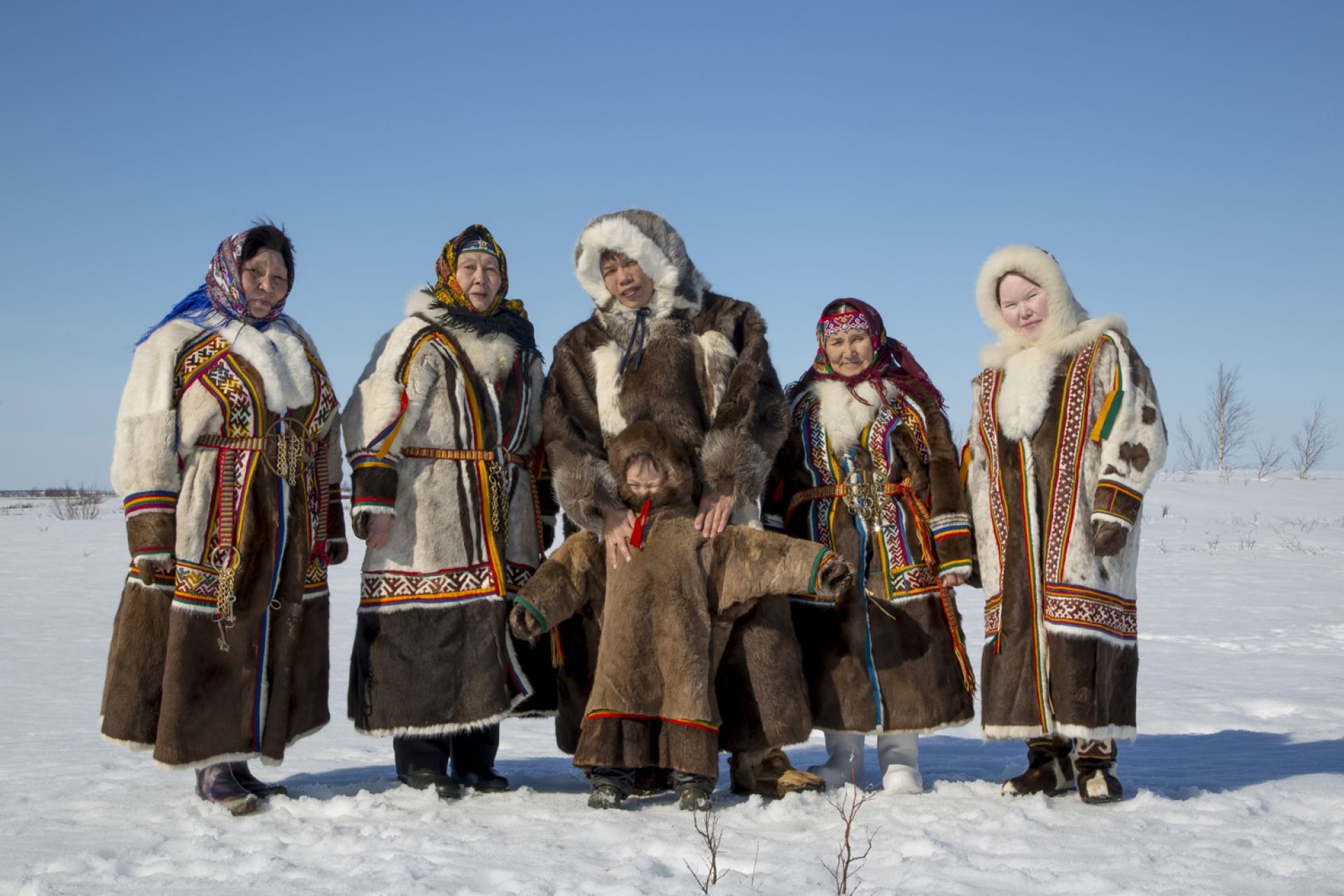 Национальный костюм чукчи женский