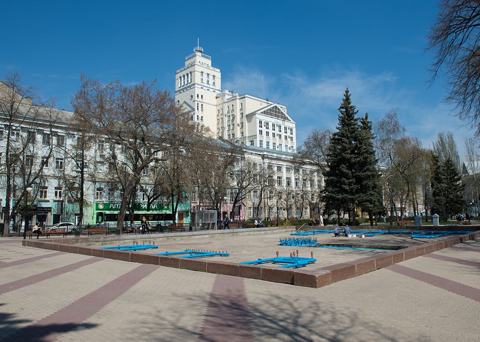 Кольцовский сквер воронеж фото