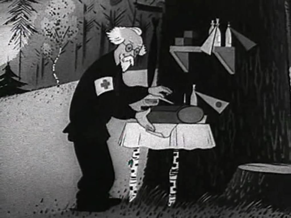 Кадр из мультипликационного фильма Леонида Амальрика и Владимира Полковникова «Лимпопо» (1939)