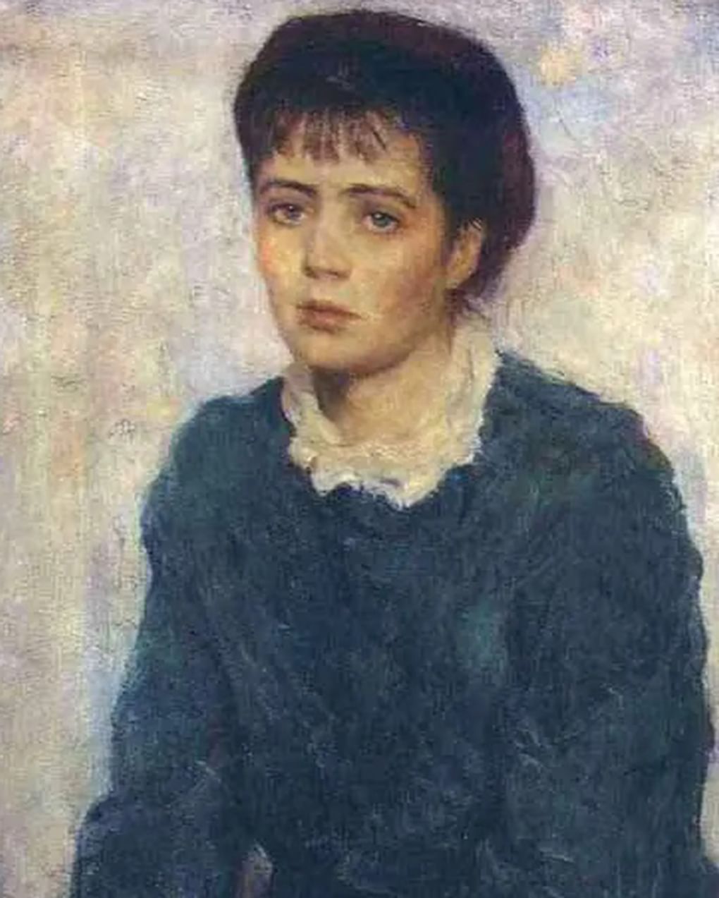 Илья Глазунов. Портрет жены художника (фрагмент). 1955. Частное собрание
