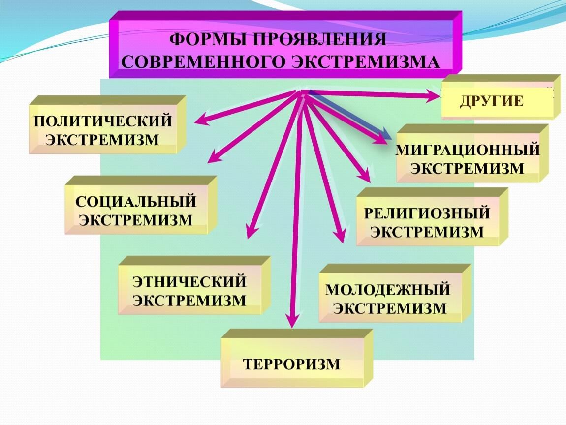 План политический терроризм по обществознанию