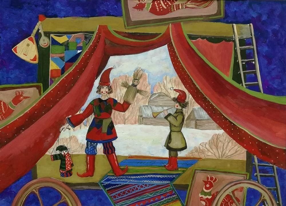Картинки художник в театре