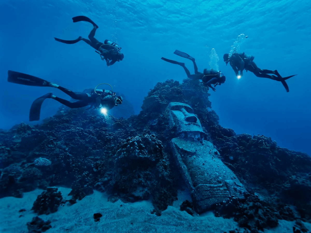 на дне моря картинки