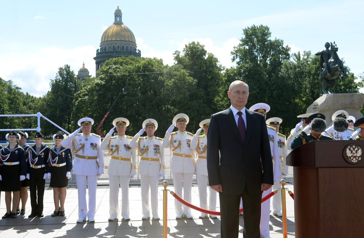 Парад ВМФ В Санкт-Петербурге 2020