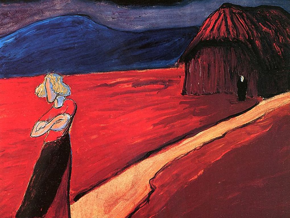 Марианна Веревкина. Трагическое настроение (фрагмент). 1910. Городской музей современного искусства, Аскона, Швейцария