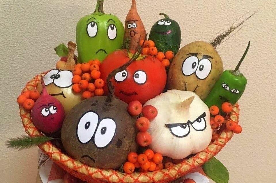 Название фото с овощами на конкурс