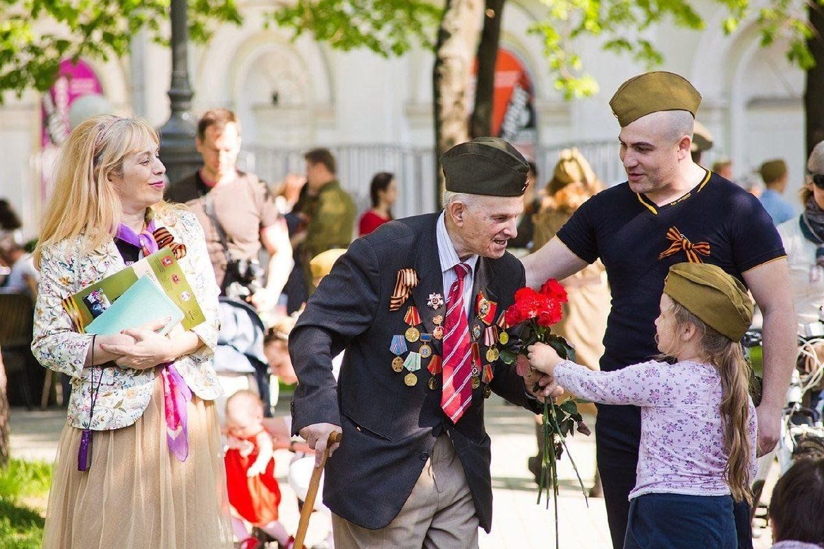 Празднование 9 мая фото