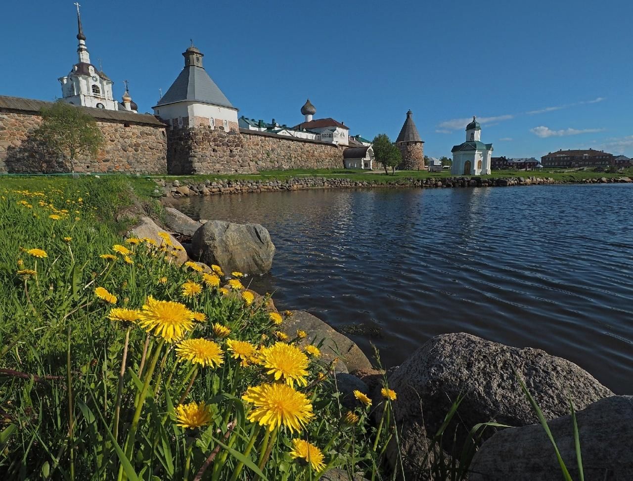 Соловецкий монастырь на белом море