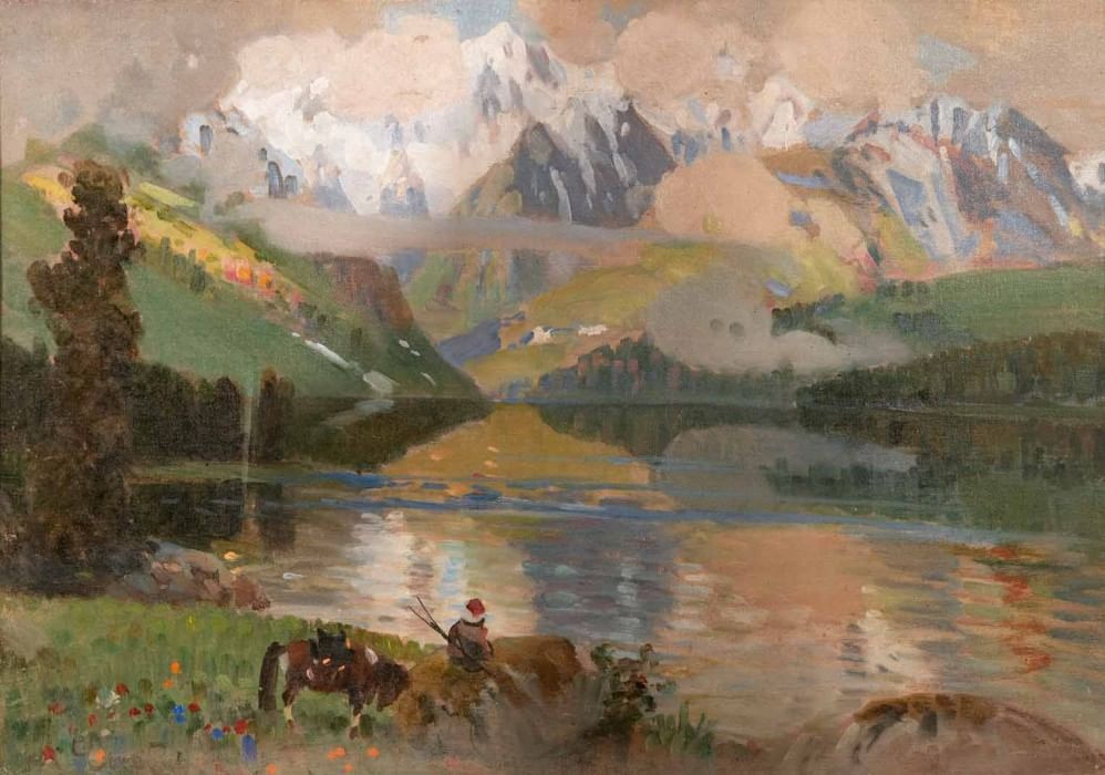 Озеро горных духов картина григория чорос гуркина