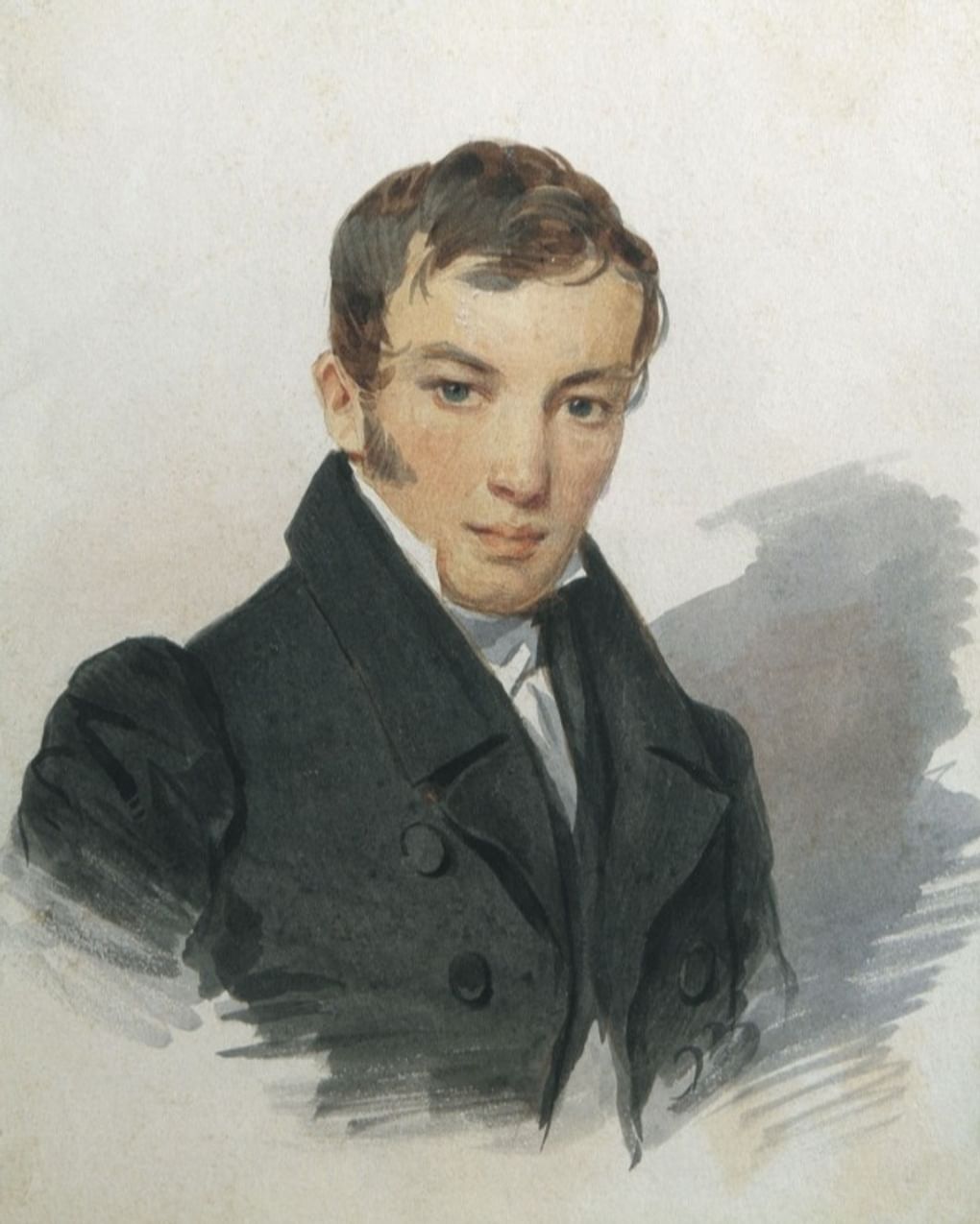 Петр Соколов. Портрет Василия Жуковского. 1820-е. Музей В.А. Тропинина и московских художников его времени, Москва